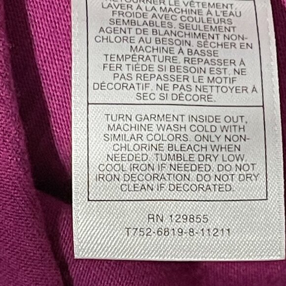 Disney Parks Size S Pink Long Sleeve Top With Sequins & Mickey Mouse Embroidery - Picture 7 of 10